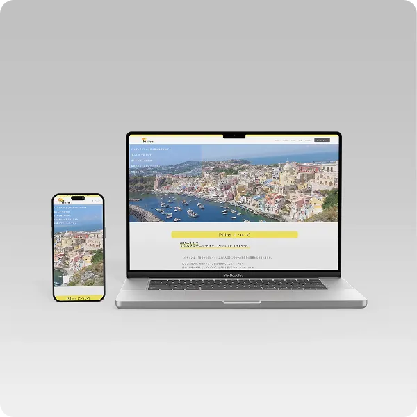 ピリナ・Webサイト